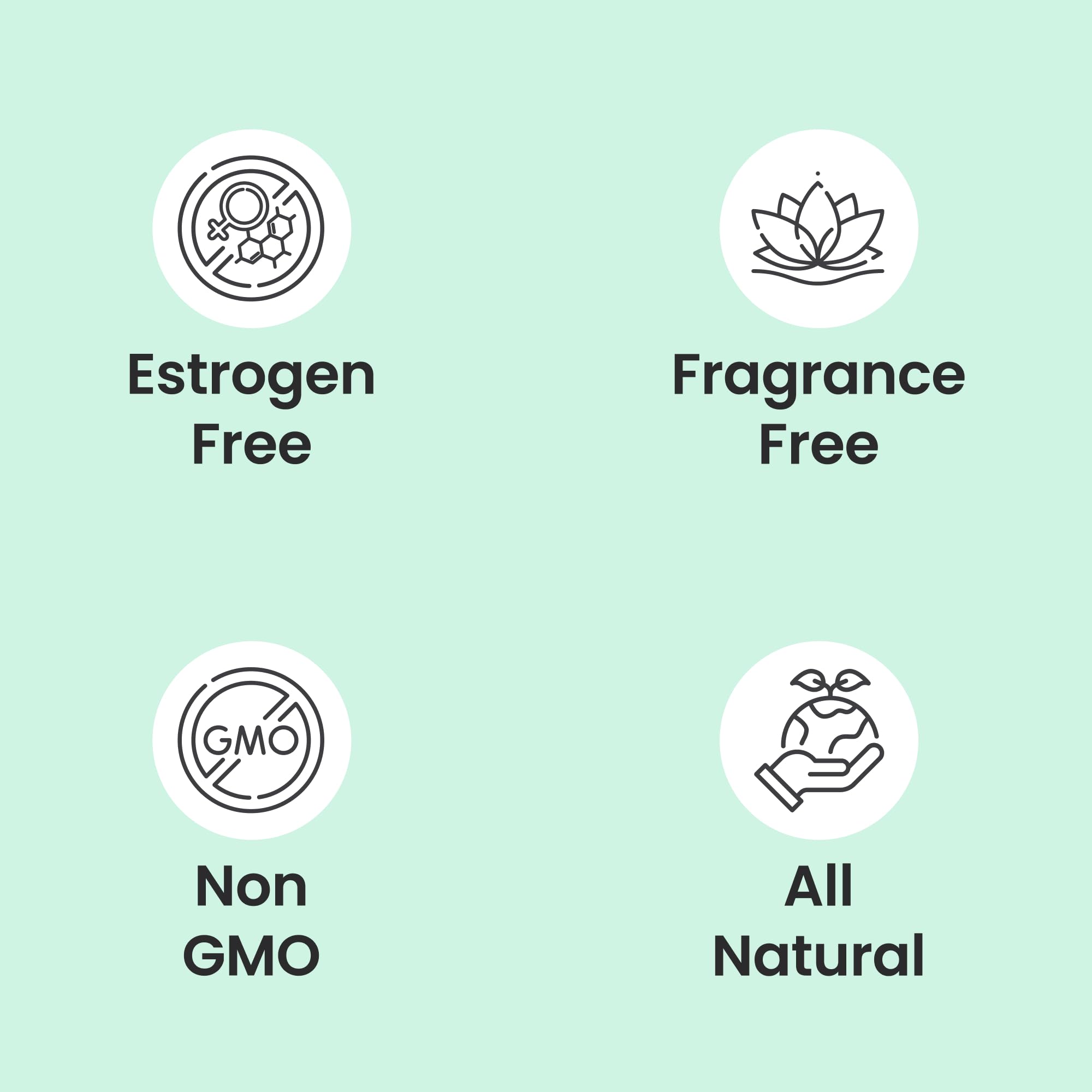 NewLife Naturals etiqueta clara con ingredientes transparentes
