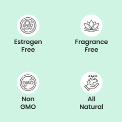 NewLife Naturals etiqueta clara con ingredientes transparentes