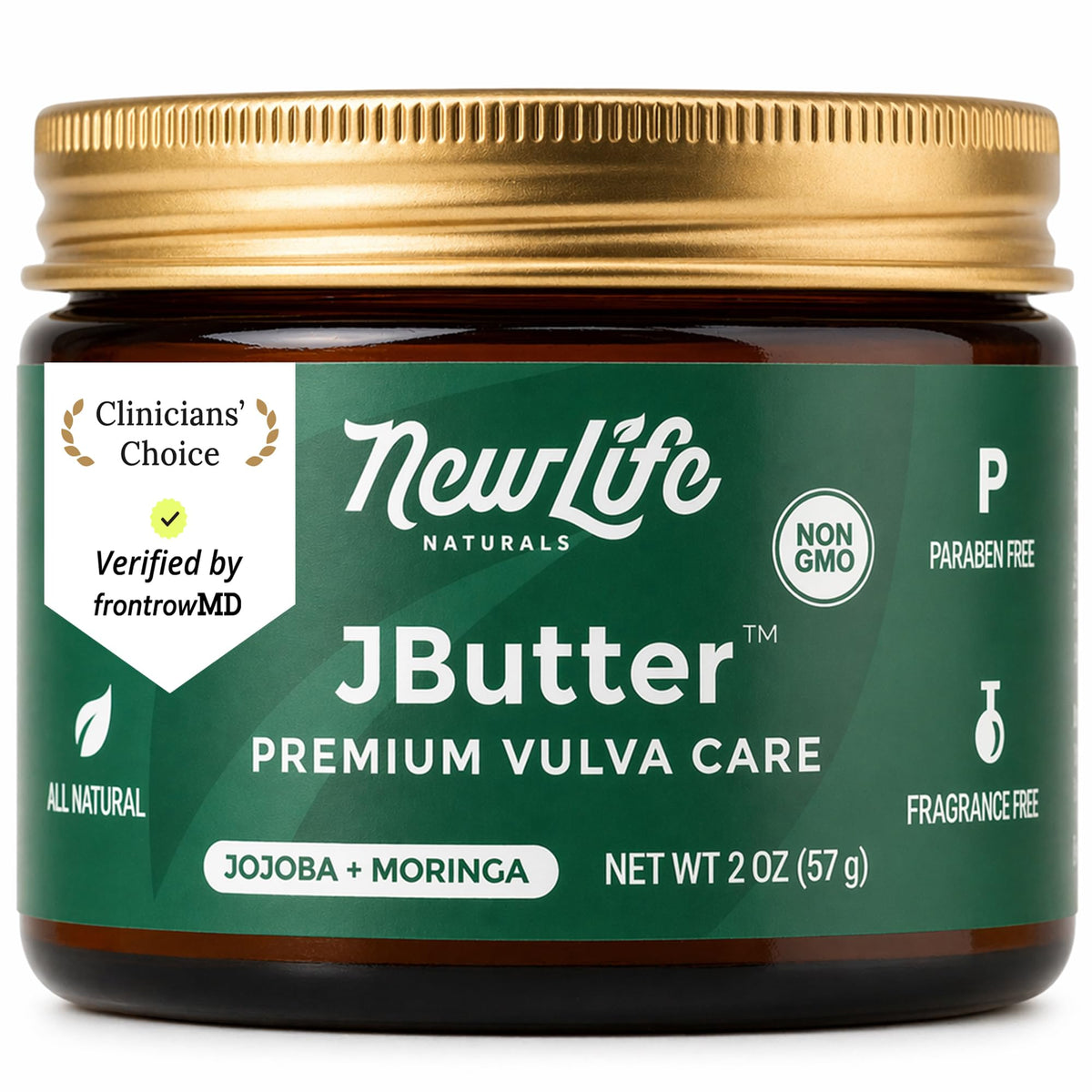 NewLife Naturals frasco delantero mostrando aspecto limpio y natural
