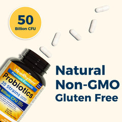 NewRhythm Probiotics, etiqueta detallada, información clara para elegir un probiótico.