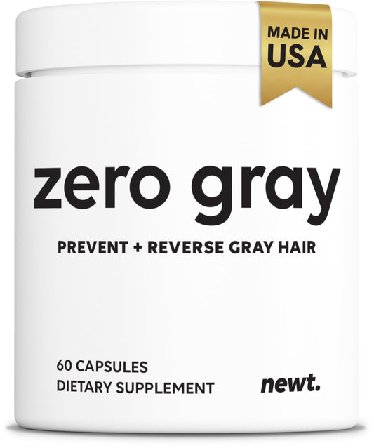 Newt ZERO GRAY frontal del envase mostrando la marca y beneficios