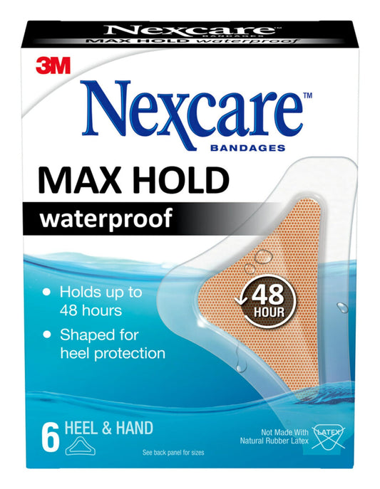 Nexcare empaque frontal claro muestra protección resistente