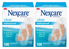 Nexcare paquete frontal mostrando conteo y diseño, confianza inmediata