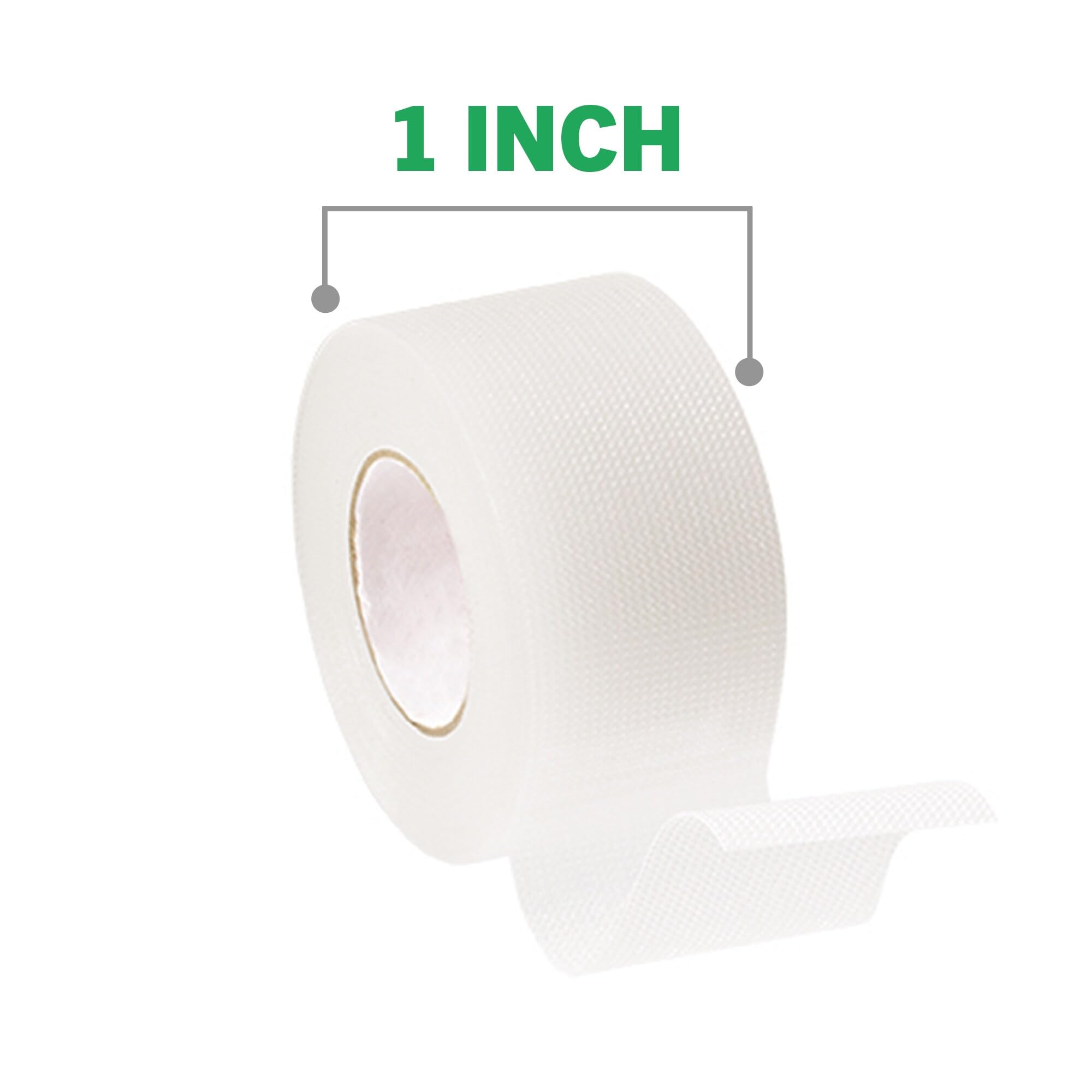 Nexcare detalle de textura de la cinta muestra perforado para fácil rasgado