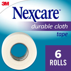 Nexcare rollo lateral que destaca grosor y adhesión fuerte para vendajes