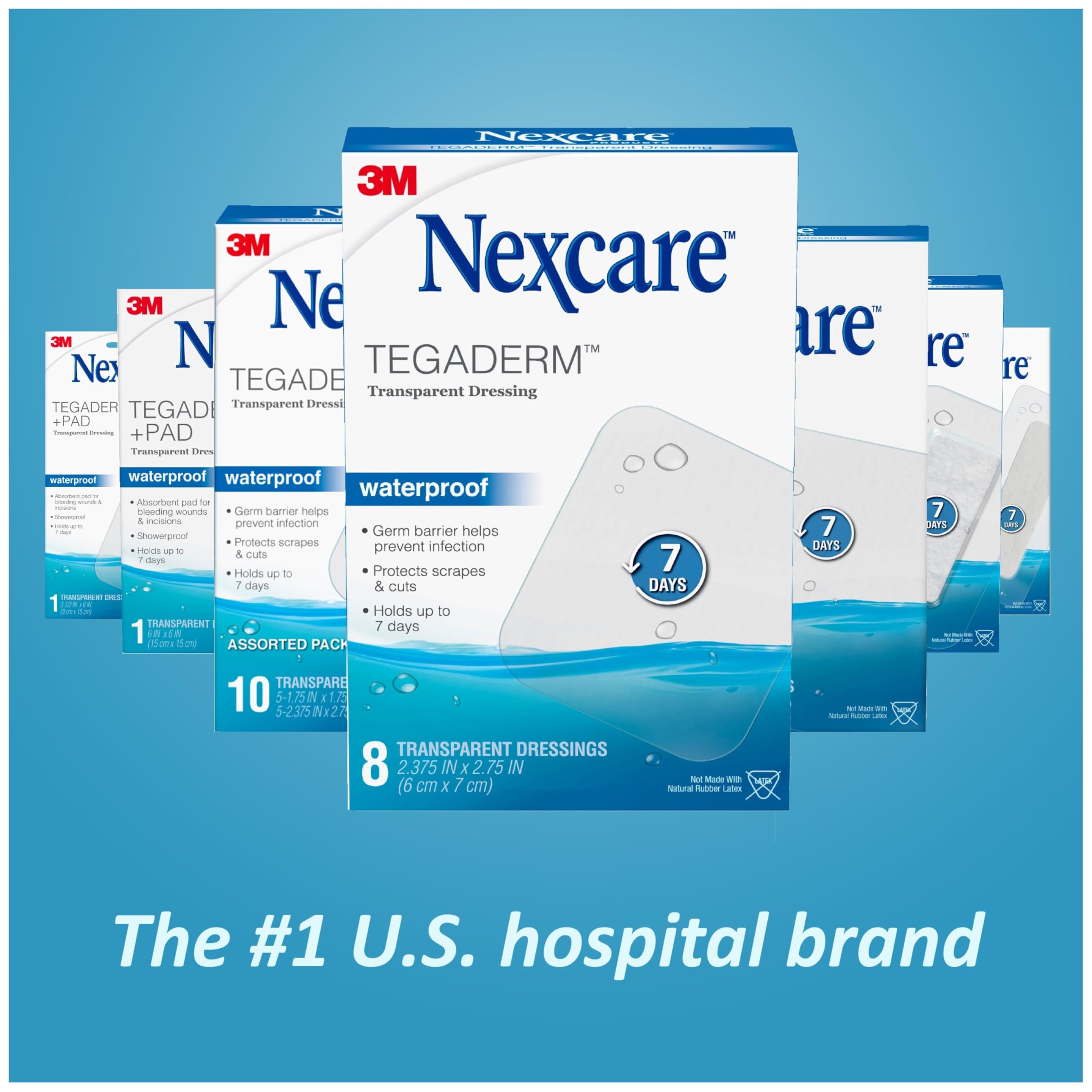 Nexcare Tegaderm etiqueta con información legible para un uso seguro y confiable