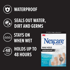 Nexcare primer plano de la película flexible que sella y protege
