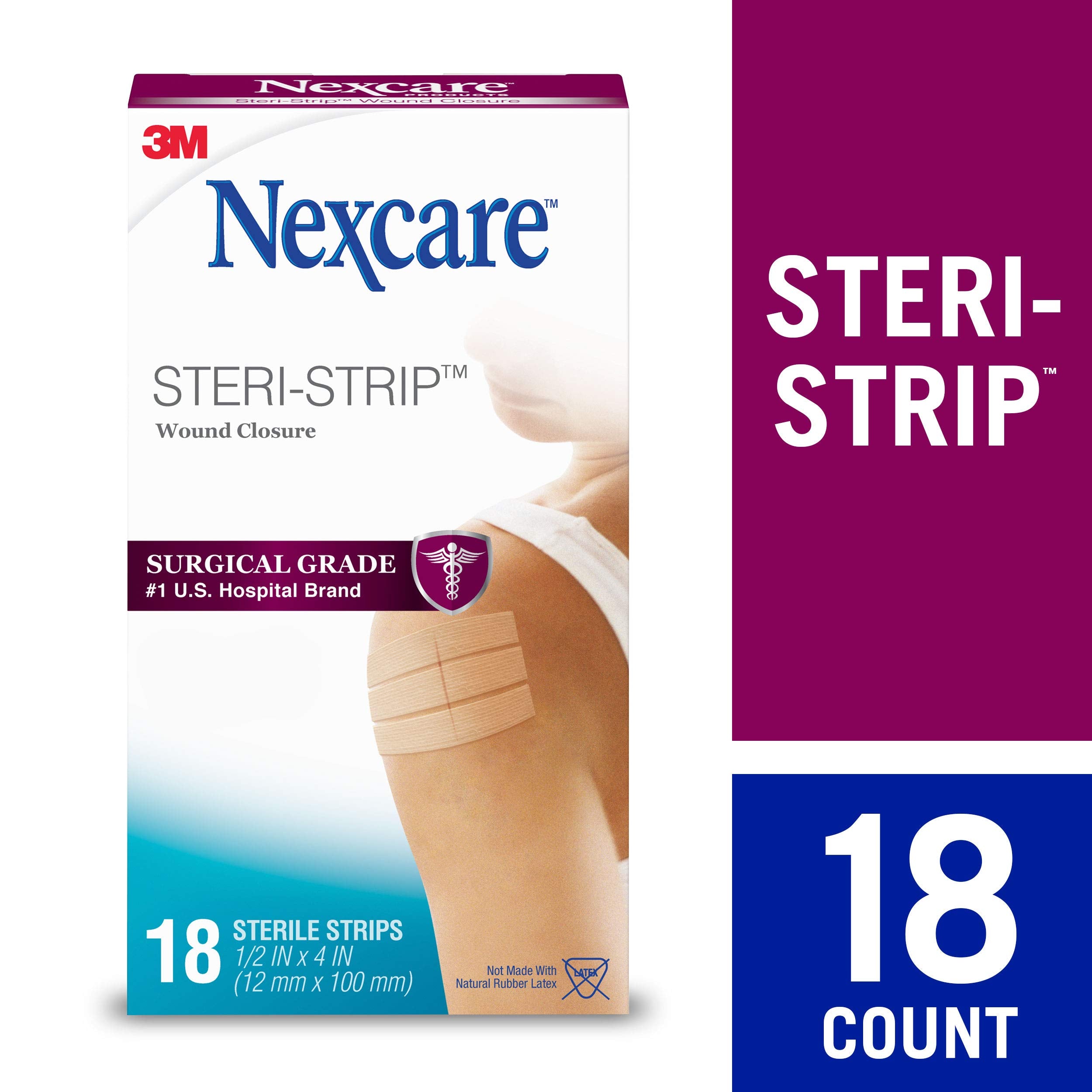 Nexcare detalle de textura de la tira adhesiva que muestra porosidad y transpirabilidad
