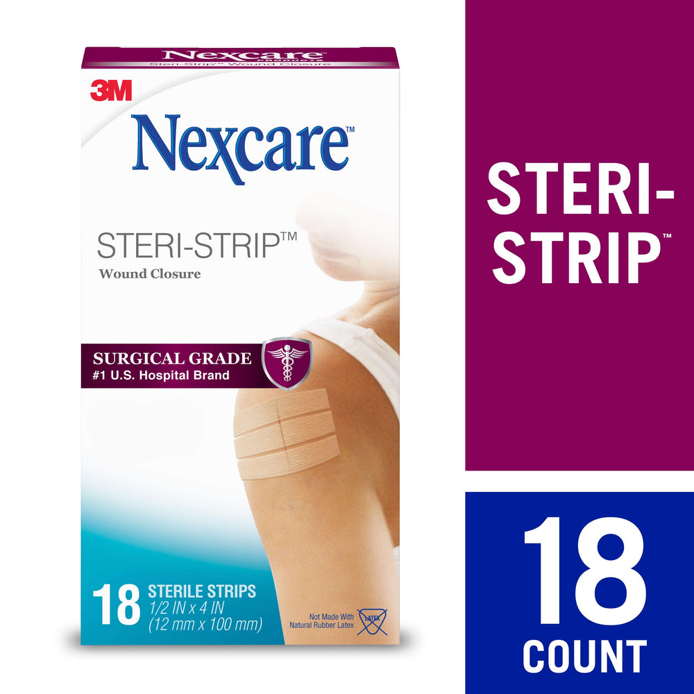 Nexcare detalle de textura de la tira adhesiva que muestra porosidad y transpirabilidad