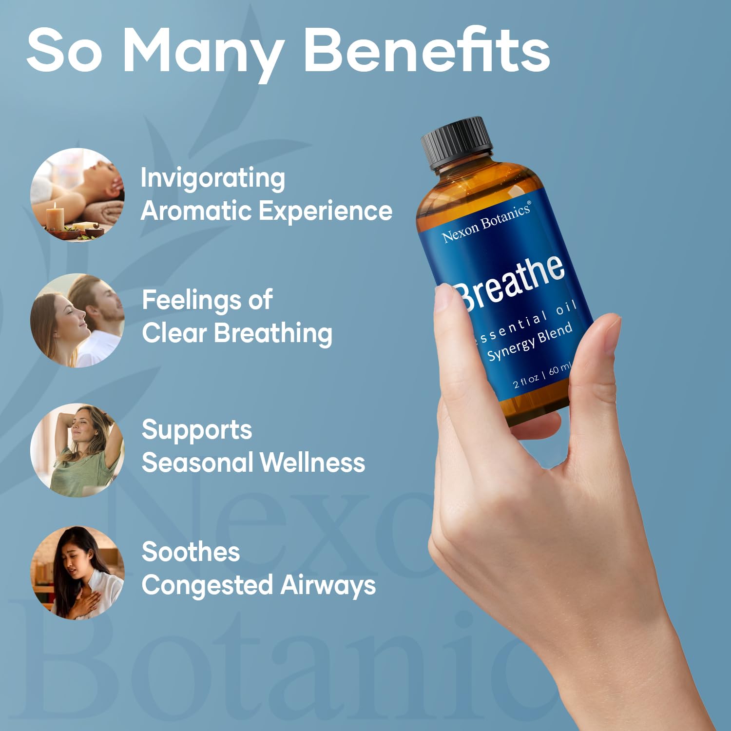 Nexon Botanics textura del aceite en gotero que evidencia pureza y concentración