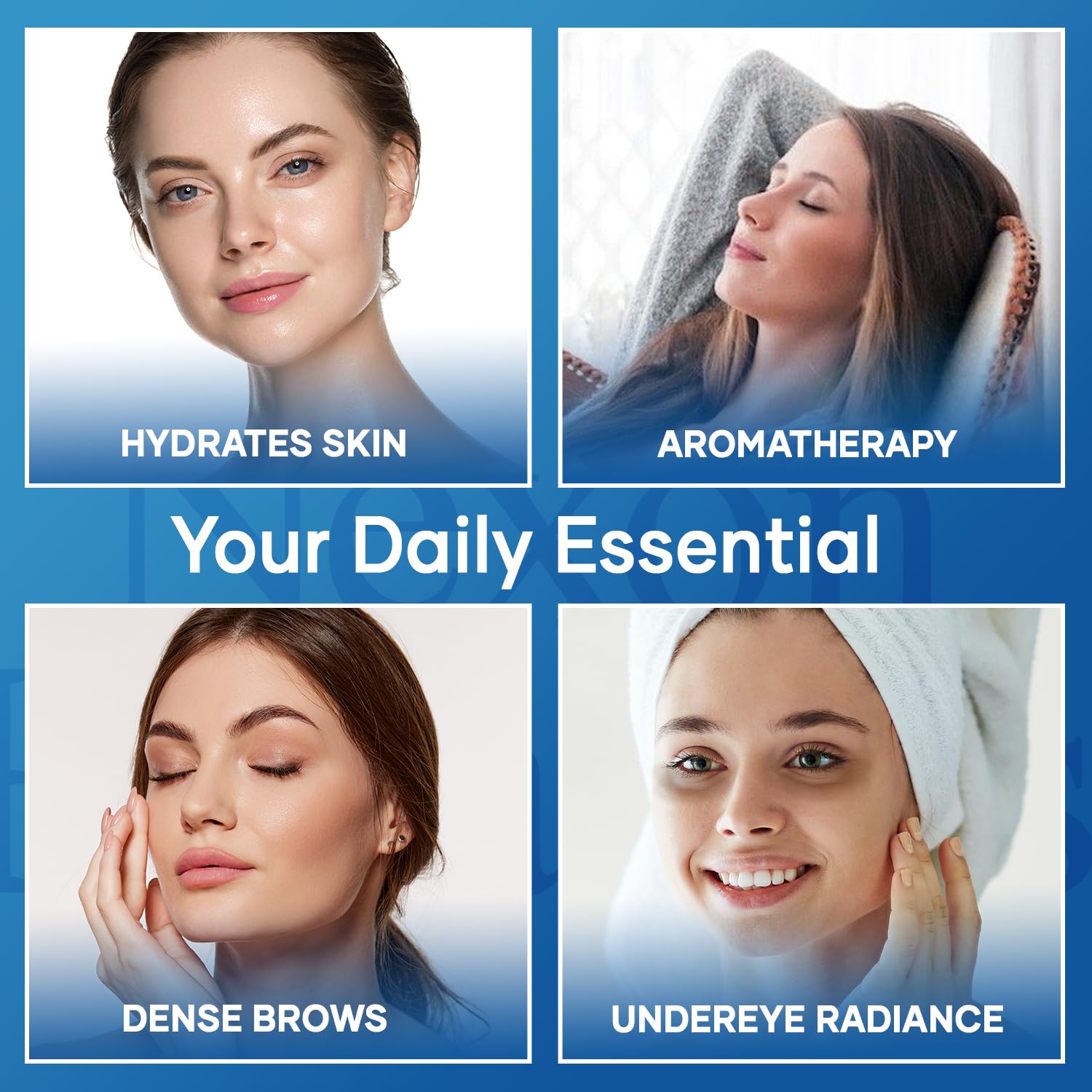 Nexon Botanics etiqueta frontal con ingredientes orgánicos certificados