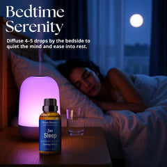 Nexon Botanics ambiente de dormitorio con aroma para facilitar descanso