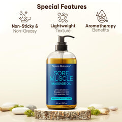 Nexon Botanics ingredientes naturales incluyendo árnica que aportan alivio tópico