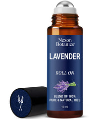 Nexon Botanics roll-on frontal mostrando envase compacto y diseño práctico