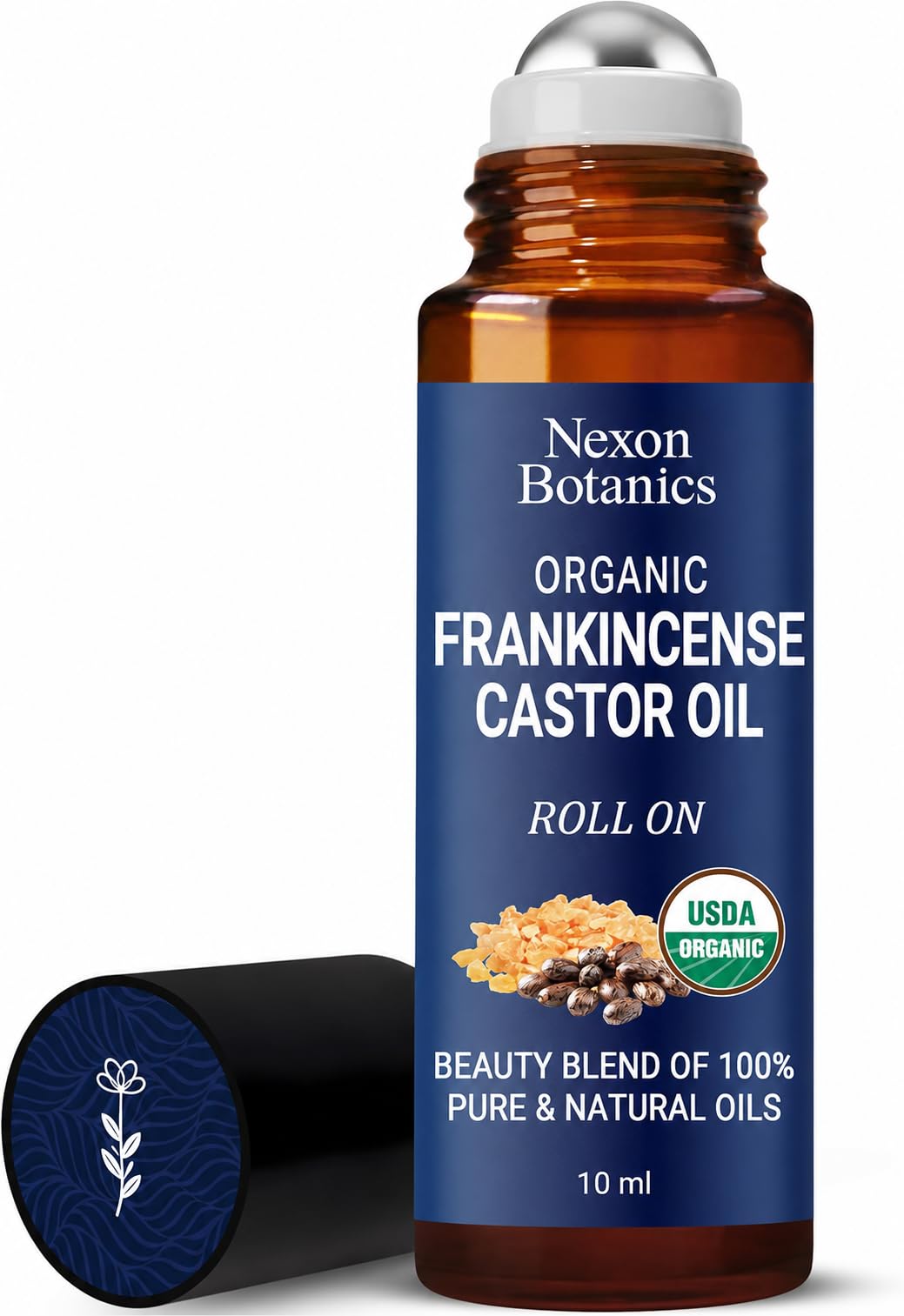 Nexon Botanics roller frontal mostrando envase compacto y aplicador práctico