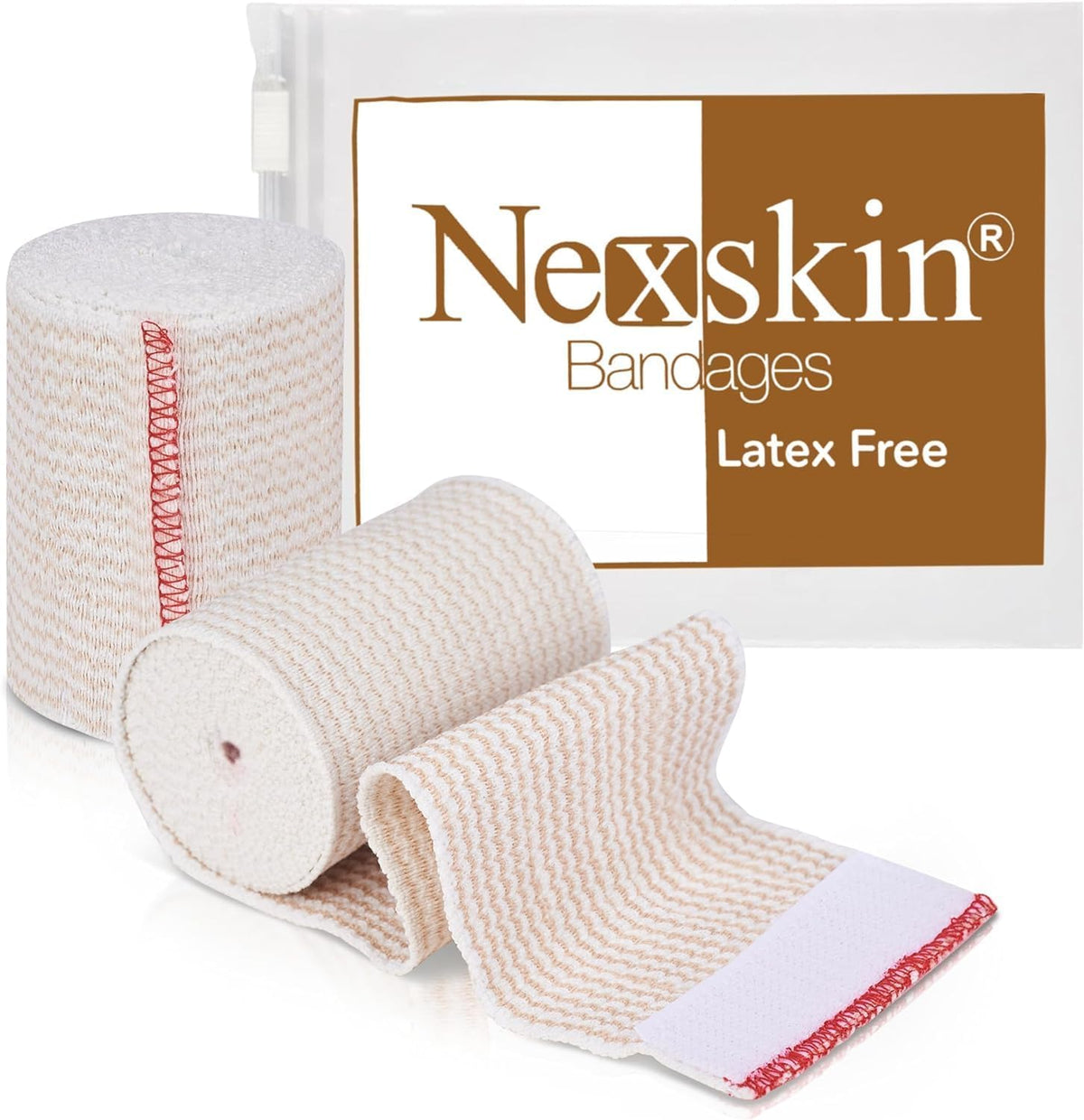 NexSkin vista frontal del paquete, presentación profesional y confianza