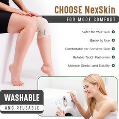 NexSkin venda en ambiente deportivo, apoyo en rehabilitación