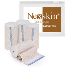 NexSkin vista frontal de la venda elástica, soporte confiable