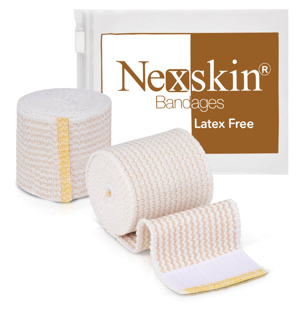 NexSkin vista frontal del rollo mostrando longitud y grosor, sujeción confiable