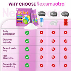Nexsmuotra etiqueta de ingredientes detallada para confianza y transparencia