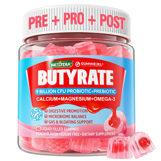 Nextdia envase frontal mostrando el producto y beneficios para digestión