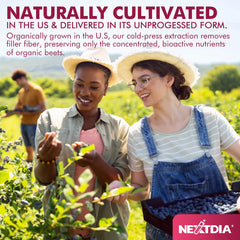 Nextdia etiqueta con ingredientes y concentración de vitaminas B
