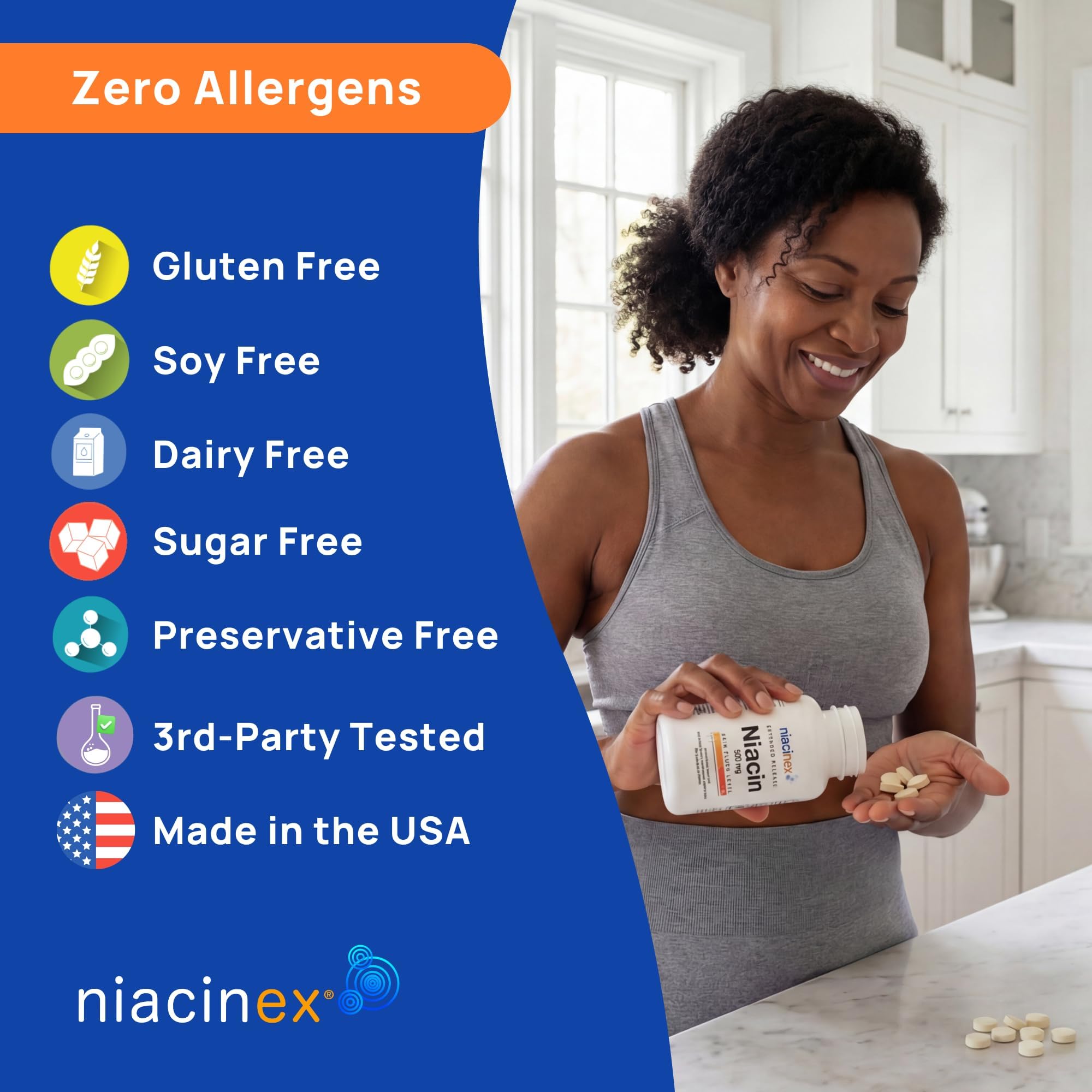 Niacinex certificado de análisis CoA verificado por terceros