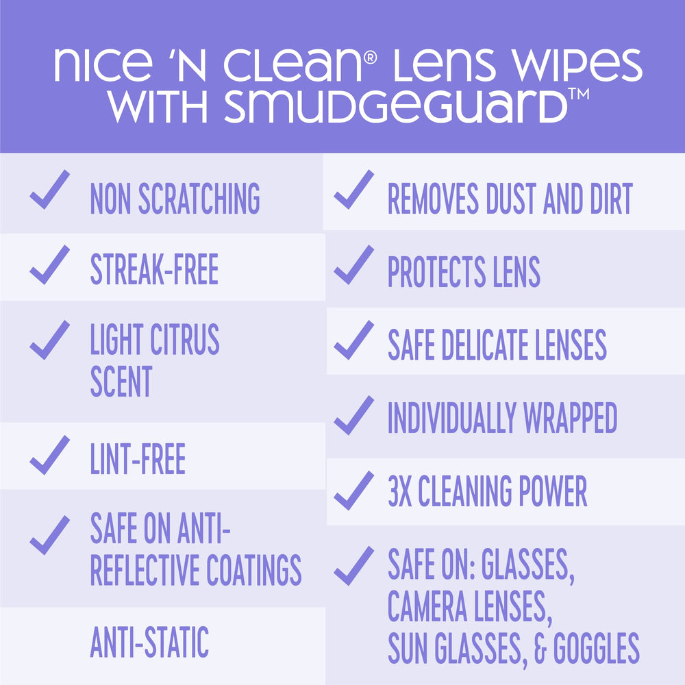 Nice 'N CLEAN escena de vida diaria con gafas y móvil limpios, uso cotidiano y profesional