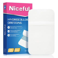 Niceful empaque frontal mostrando 20 unidades y facilidad de uso