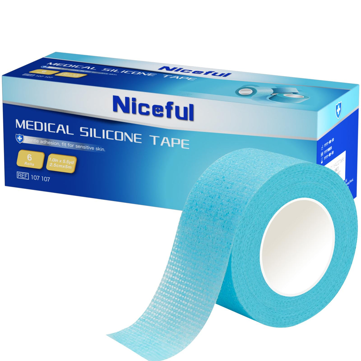 Niceful paquete frontal mostrando los seis rollos y beneficio almacenamiento