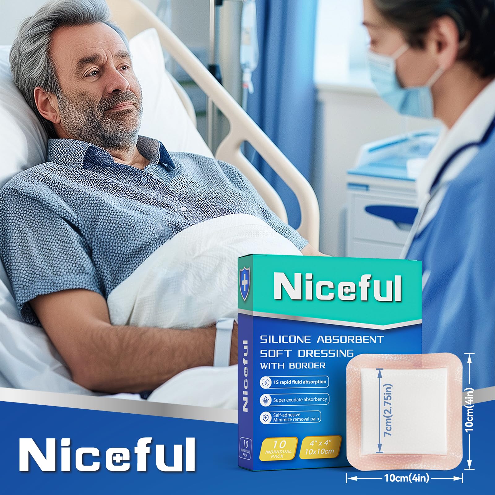 Niceful demostración de absorción reteniendo fluido para prevenir filtraciones