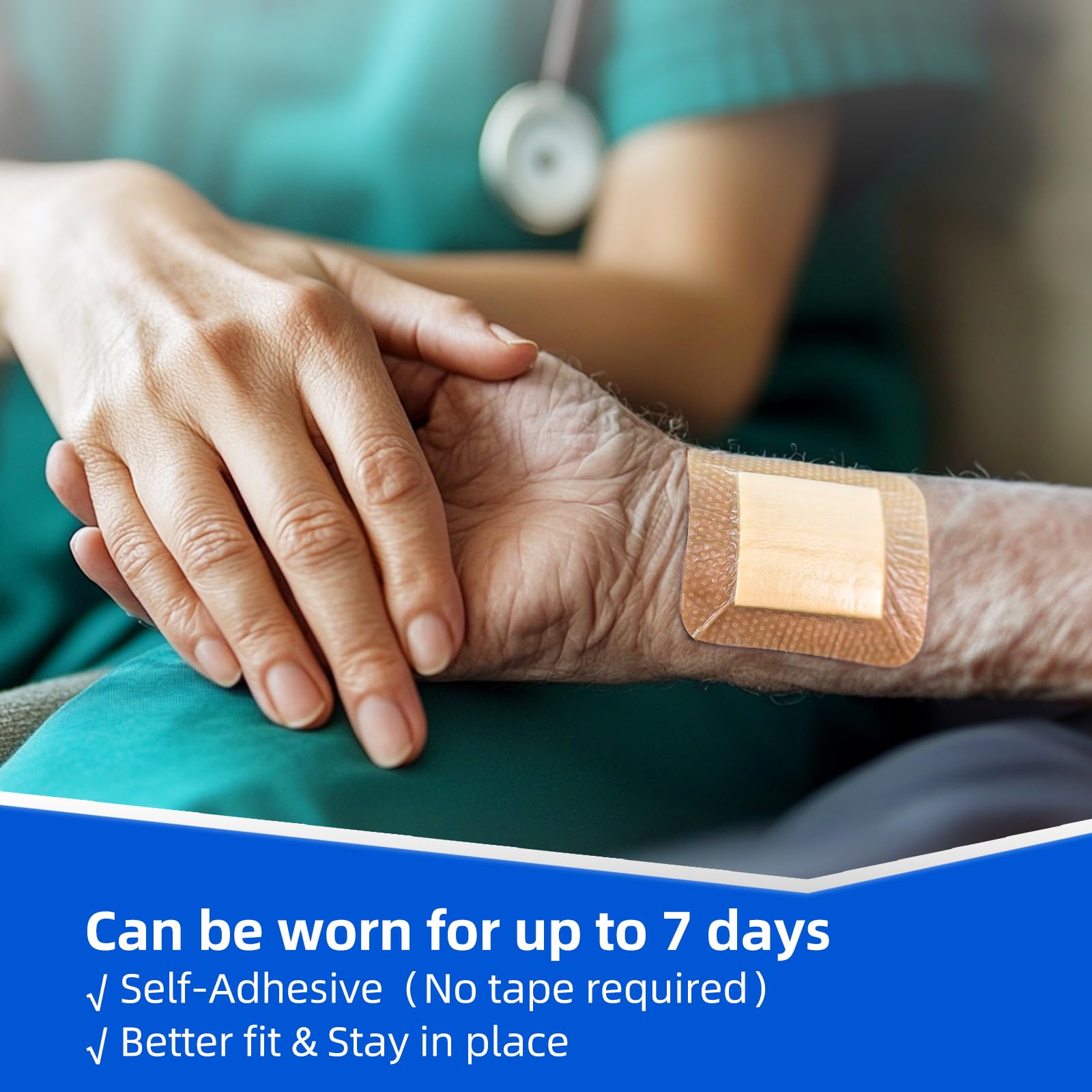 Niceful apósito soportando salpicaduras en ducha sin filtración
