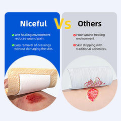 Niceful primer plano del núcleo de espuma y absorción superior