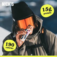 N!CK'S barra en su envoltorio individual lista para llevar