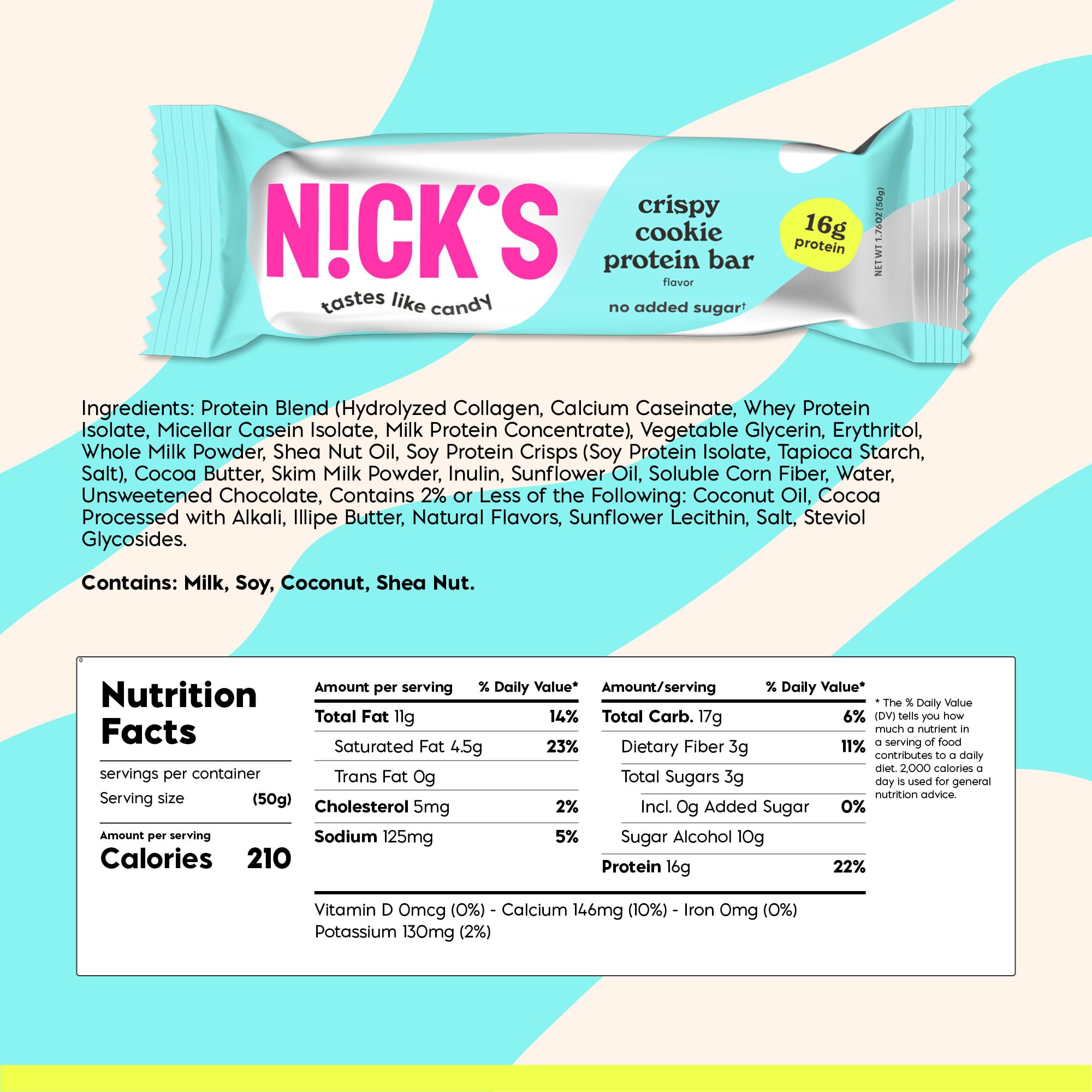 N!CK'S caja de 12 unidades lista para almacenar, fácil planificación de snacks