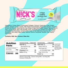 N!CK'S caja de 12 unidades lista para almacenar, fácil planificación de snacks