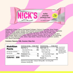 N!CK'S primer plano de cacahuetes crujientes que aportan sabor y contraste