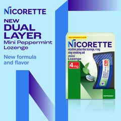 Nicorette mini dispensador portátil abierto, fácil transporte y acceso rápido