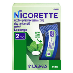 Nicorette mini dispenser frontal y compacto para llevar fácilmente