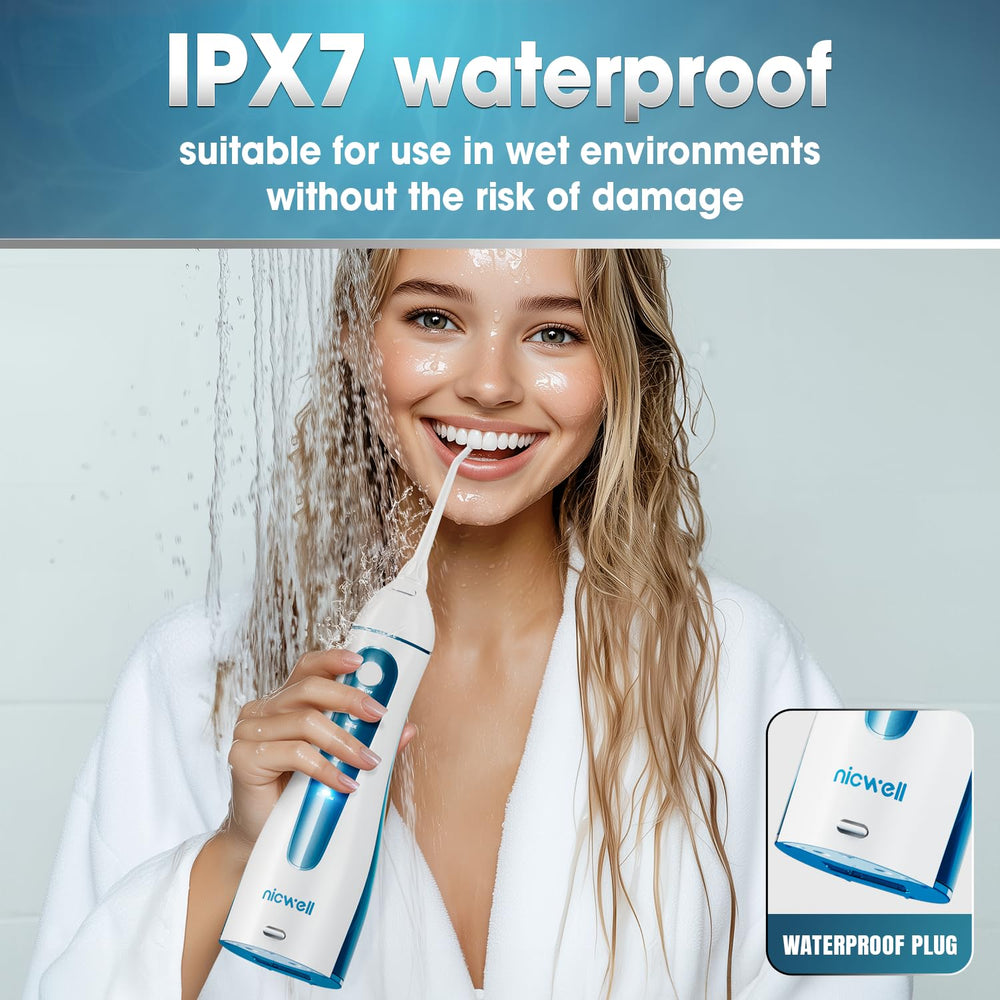 Nicwell uso en ducha gracias a su certificación IPX7 para limpieza cómoda