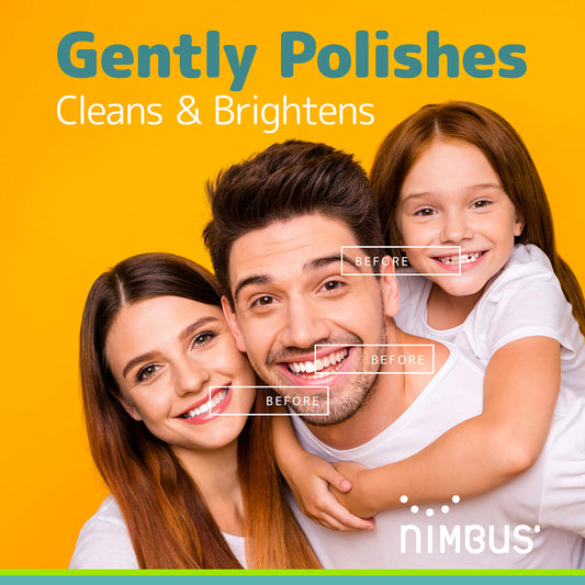 NIMBUS primer plano de cerdas microfinas que limpia con suavidad y precisión