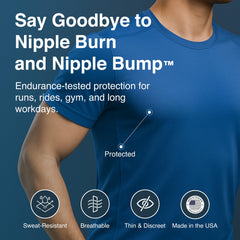 NipEaze primer plano de la textura del protector y comodidad al contacto