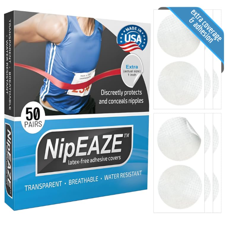 NipEaze frontal del pack mostrando 50 pares y protección duradera