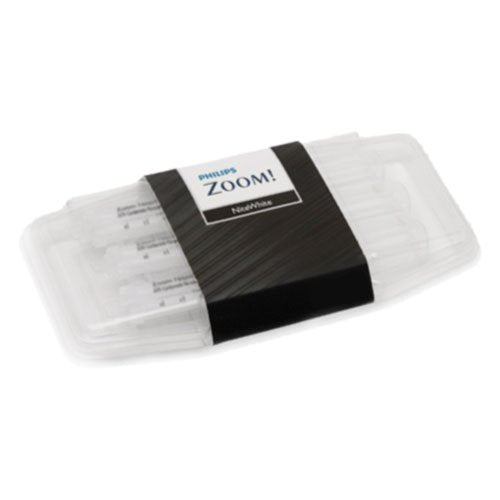 NiteWhite envase frontal mostrando jeringas y control de dosificación