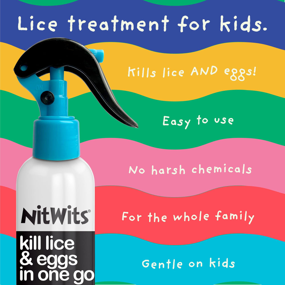 Botella NitWits 120ml junto a una regla para comparar tamaño práctico