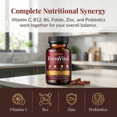NIVARA FerraVital etiqueta con ingredientes para saber la composición