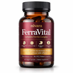 NIVARA FerraVital vista frontal del envase mostrando la marca y beneficios