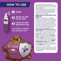Nix etiqueta ingredientes clara indicando formulación sin pesticidas