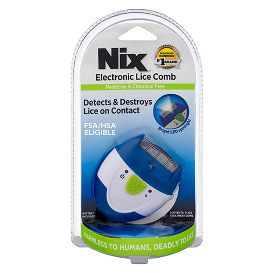 Nix peine eléctrico frontal con foco visible para inspección rápida