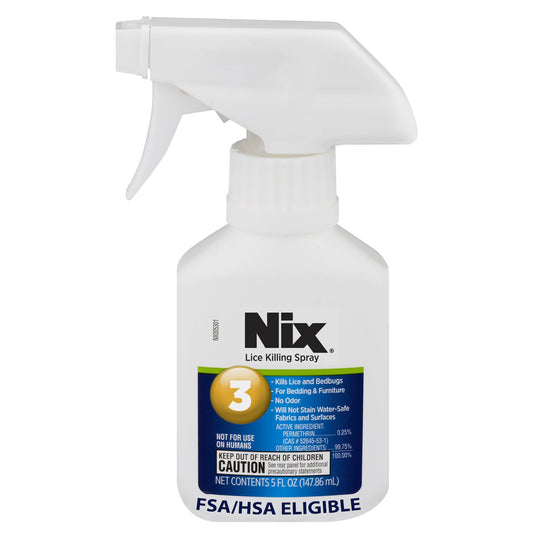 Nix spray frente del envase mostrando identificación y uso doméstico